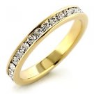 New Engagement/Wedding Band With Top Grade Crystal Size 9