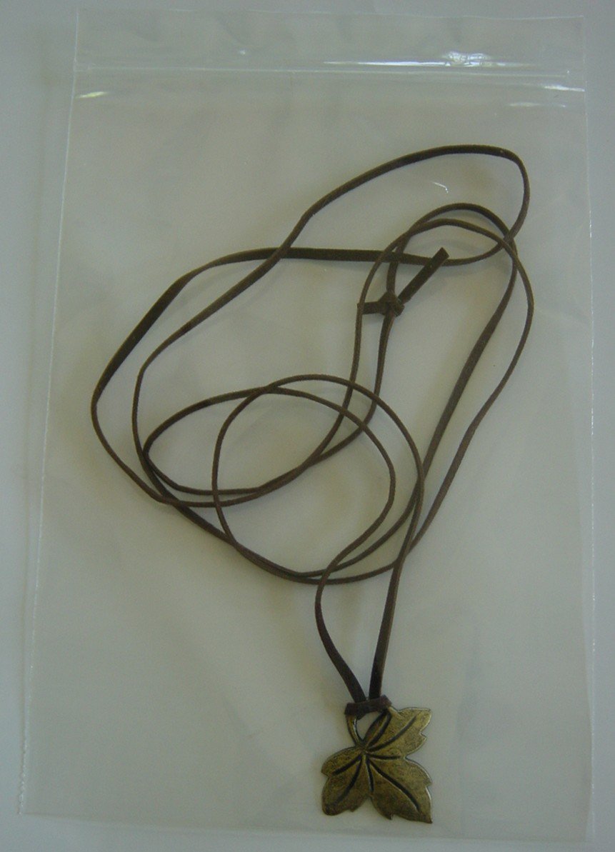Rusty Leaf Metal Necklace