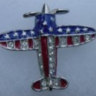 New Jet Flag Brooches