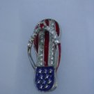 New Shoe Flag Brooche