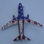 New Airplan Flag Brooche