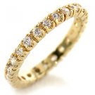 New Gold Plated Engagement/Wedding Band Size 7