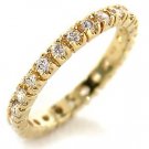 New Gold Plated Engagement/Wedding Band Size 8