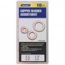 Copper Washer Assortment 110 Piece