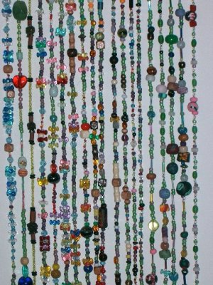 Custom Hand-made Bead Cutrain