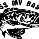 Kiss My Bass Vinyl Decal Fish Largemouth