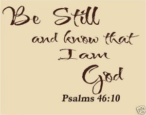 Be Still God Vinyl Wall Art Words Sticky Words