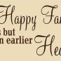 A Happy Family r  Vinyl Wall Art Words Sticky Words