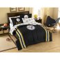 Pittsburgh Steelers NFL Embroidered Comforter Set (Twin/Full) (64 x 86)