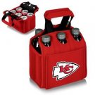Kansas City Chiefs Digital Print Six Pack Cooler Tote Red