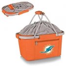 Miami Dolphins Digital Print Metro Picnic Basket Orange