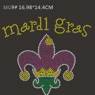 Mardi Gras stone motif