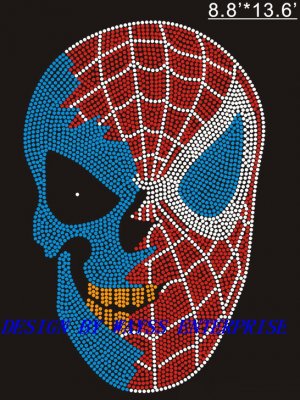 Face design hot fix motif
