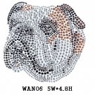Dog design rhinestone transfer