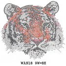 Tiger design rhinestone transfer