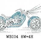 Bike and motorcycle rhinestone design