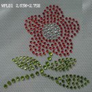 Flower hot fix motif