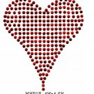 Heart stone motif
