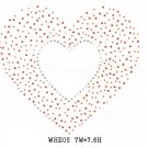 Heart design stone motif