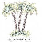 Palm design hot fix motif