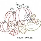 Pumpkin rhinestone motif
