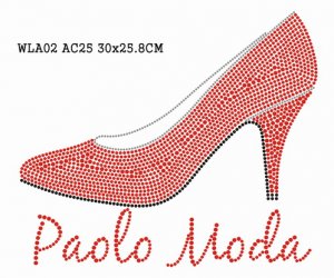 Lady's shoe designs transfer