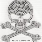 Skull design hot fix motifs