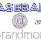 Baseball  rhinestone design