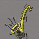 Music designs rhinestone motif