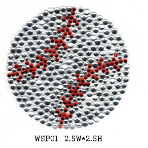 Sport design stone motif