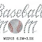 Sport design stone motif