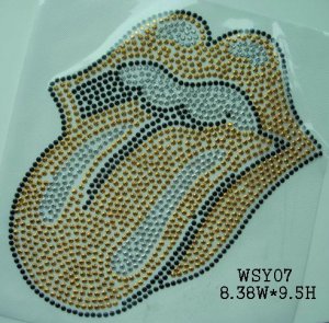 Symbol designs rhinestone transfer