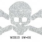 Skull hot fix motif