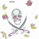 Skull hot fix motif