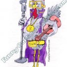 Funny Elvis Cartoon Tshirt S-XL Dad Music Birthday Job