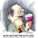 Funny Wine Better With Age T-shirt S-XL Gift Birthday Gag Anniversary