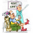 Funny Golf T-shirt Hole-N-One S-XL Birthday Dad Anniversary Gag Gift