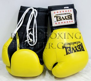 Reyvel boxing gloves Mexican style 10 oz Yelow