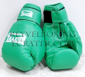 Reyvel boxing gloves Synthetic Leather 10 oz Green