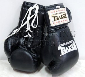 Reyvel boxing gloves Mexican style 12 oz Black