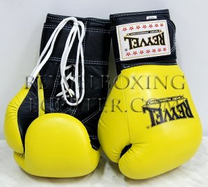 Reyvel boxing gloves Mexican style 12 oz Yelow