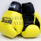 Reyvel boxing gloves Genuine Leather 12 oz Yelow
