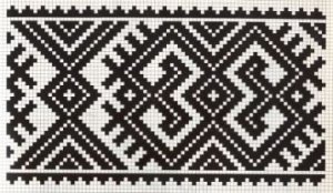 Counted cross stitch pattern - Romanian embroidery -9