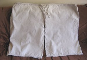 Vintage hand woven HEMP Romanian peasant trousers