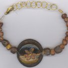Tiger's Eye Flower Bracelet