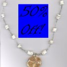 REAL 4 Leaf Clover Necklace-50% OFF!