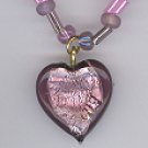 Pink Heart Necklace