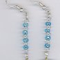 Blue Heart Earrings