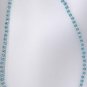 Blue Heart Necklace w/ Matching Earrings