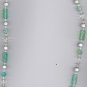 Green Necklace w/ matching earrings